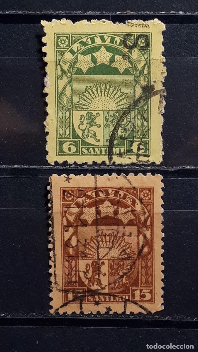 Sellos: LETONIA. A&Ntilde;O 1927-9. &deg;. YVERT, 123, 125