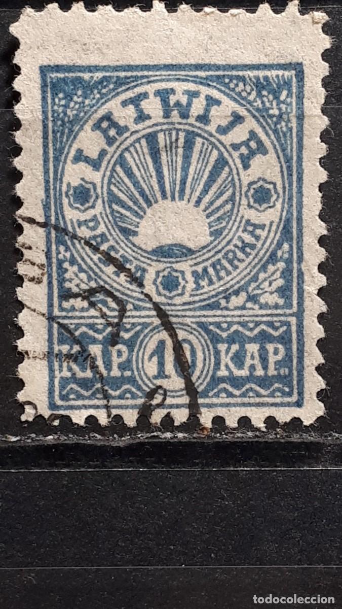 Sellos: LETONIA. A&Ntilde;O 1919. &deg;. YVERT, 38