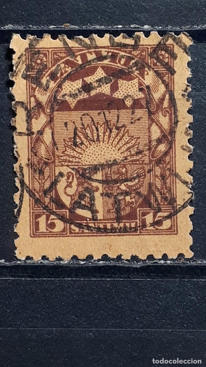 Sellos: LETONIA. A&Ntilde;O 1923. &deg;. YVERT, 100