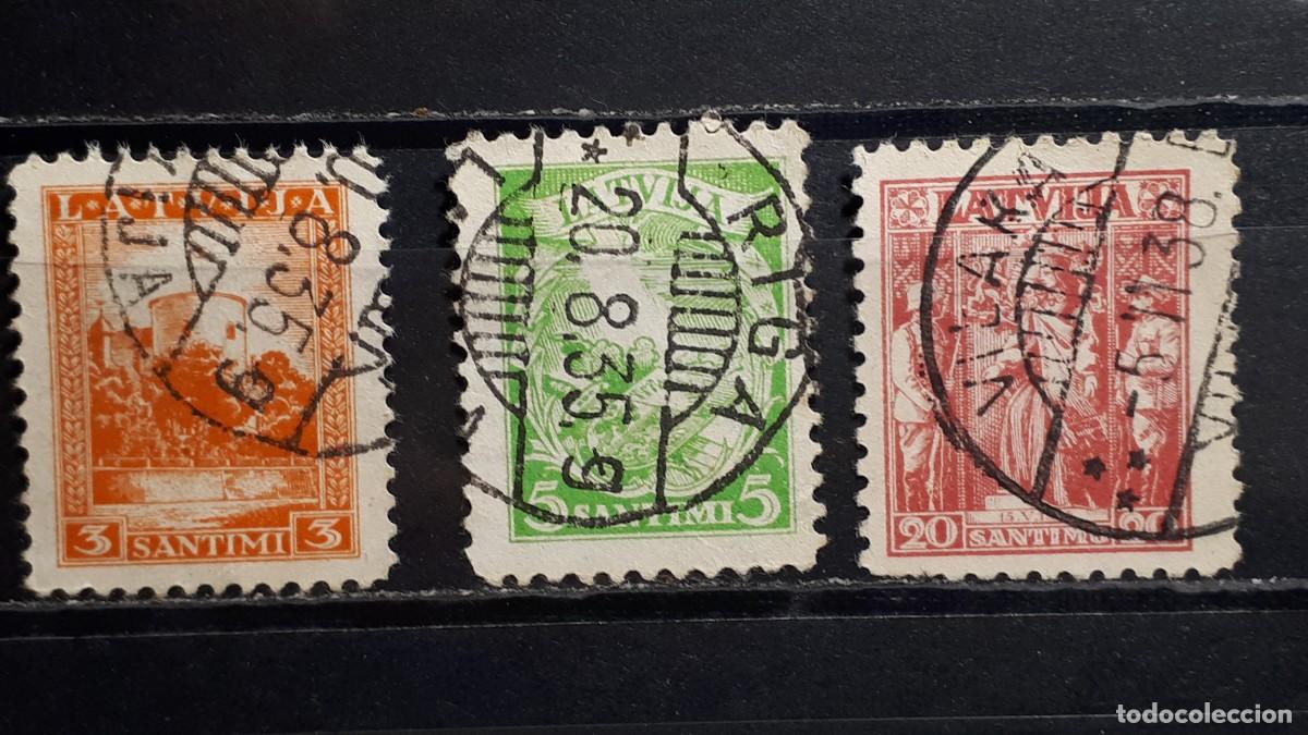 Sellos: LETONIA. A&Ntilde;O 1934. &deg;. YVERT 201/2, 204