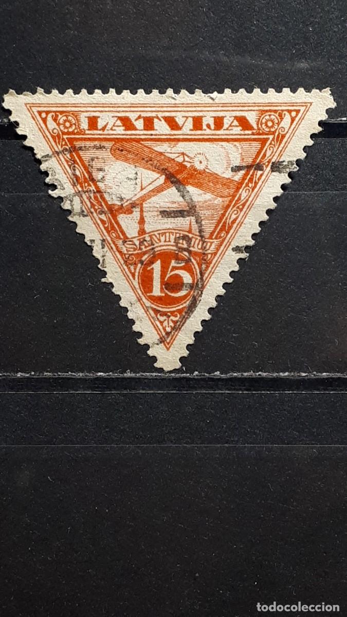 Sellos: LETONIA. A&Ntilde;O 1928. &deg;. YVERT 4