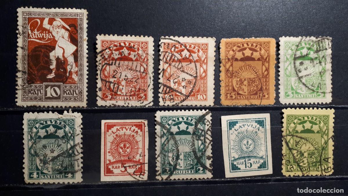 Sellos: LETONIA. &deg; A catalogar