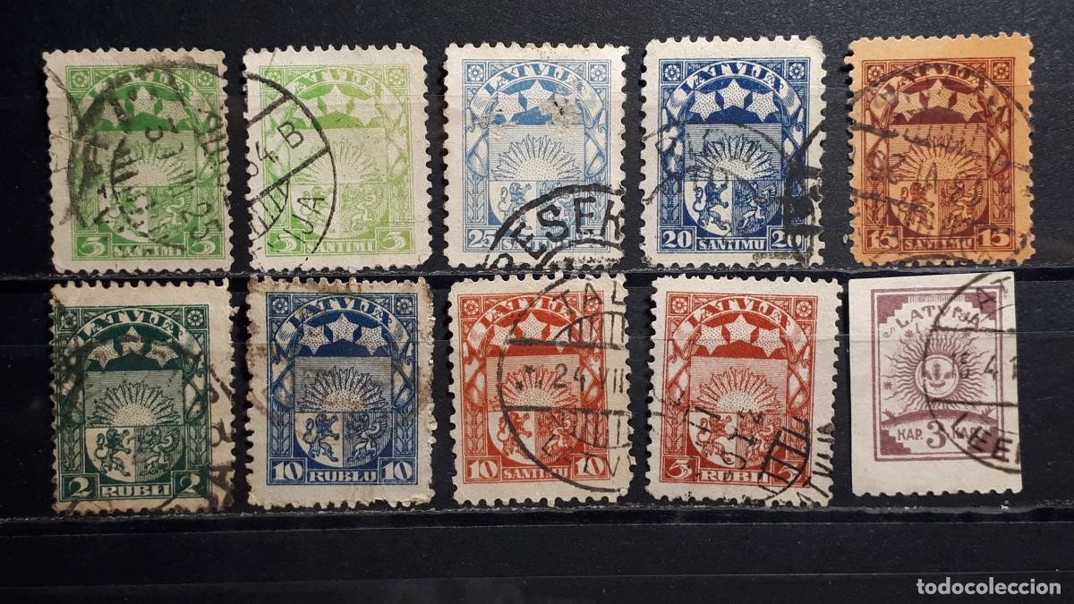 Sellos: LETONIA. &deg; A catalogar