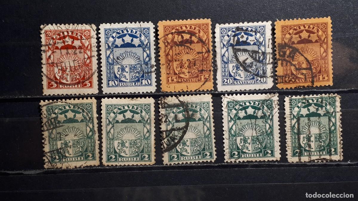 Sellos: LETONIA. &deg; A catalogar