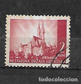 Sellos: 1941: CROACIA Paisajes - Catedral de Zagreb (Usado)