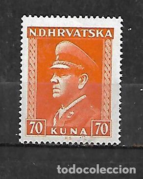 Sellos: 1943 -1944: CROACIA Ante Pavelić, 1889 - 1959, pol&iacute;tico y dictador croata (MH*)