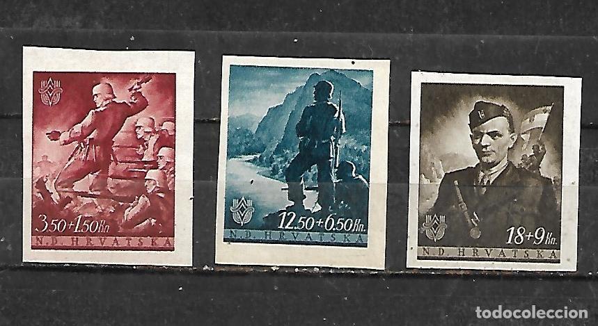 Sellos: 1944: CROACIA Serie &rdquo;III Aniversario de la independencia&rdquo; (MNH**)