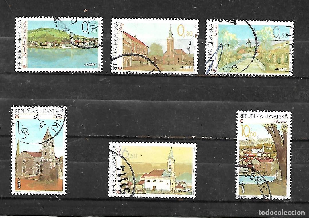 Sellos: 1995: CROACIA Serie &rdquo;Ciudades&rdquo; (usado)