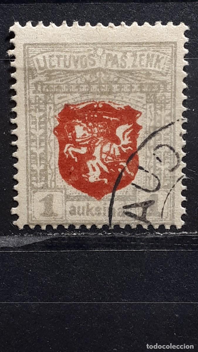 Sellos: LITUANIA. A&Ntilde;O 1919. &deg;. YVERT 42