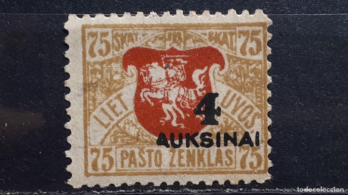 Sellos: LITUANIA. A&Ntilde;O 1922. &deg;. YVERT 110