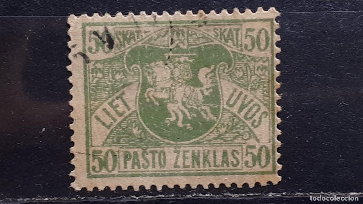 Sellos: LITUANIA. A&Ntilde;O 1919. &deg;. YVERT 40
