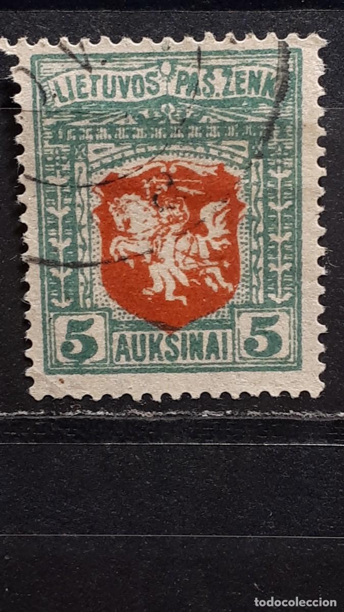 Sellos: LITUANIA. A&Ntilde;O 1919. &deg;. YVERT 55