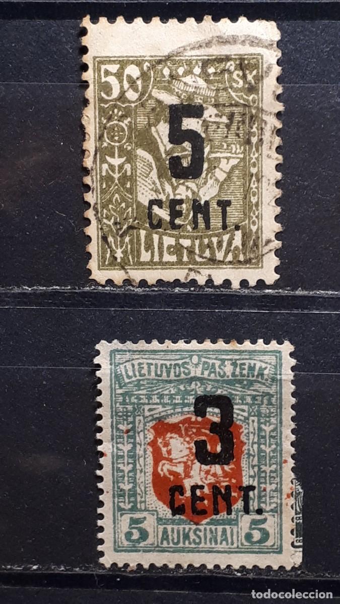 Sellos: LITUANIA. A&Ntilde;O 1922. &deg;. YVERT 149, 150