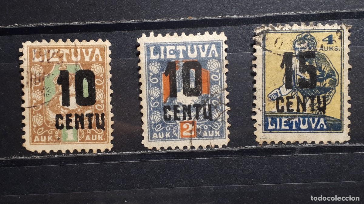 Sellos: LITUANIA. A&Ntilde;O 1922. &deg;. YVERT 159/51