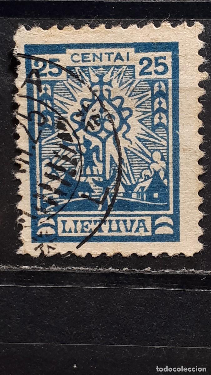 Sellos: LITUANIA. A&Ntilde;O 1923. &deg;. YVERT 187