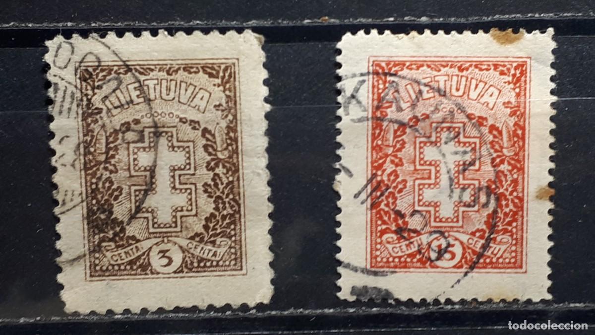 Sellos: LITUANIA. A&Ntilde;O 1927. &deg;. YVERT 264, 267