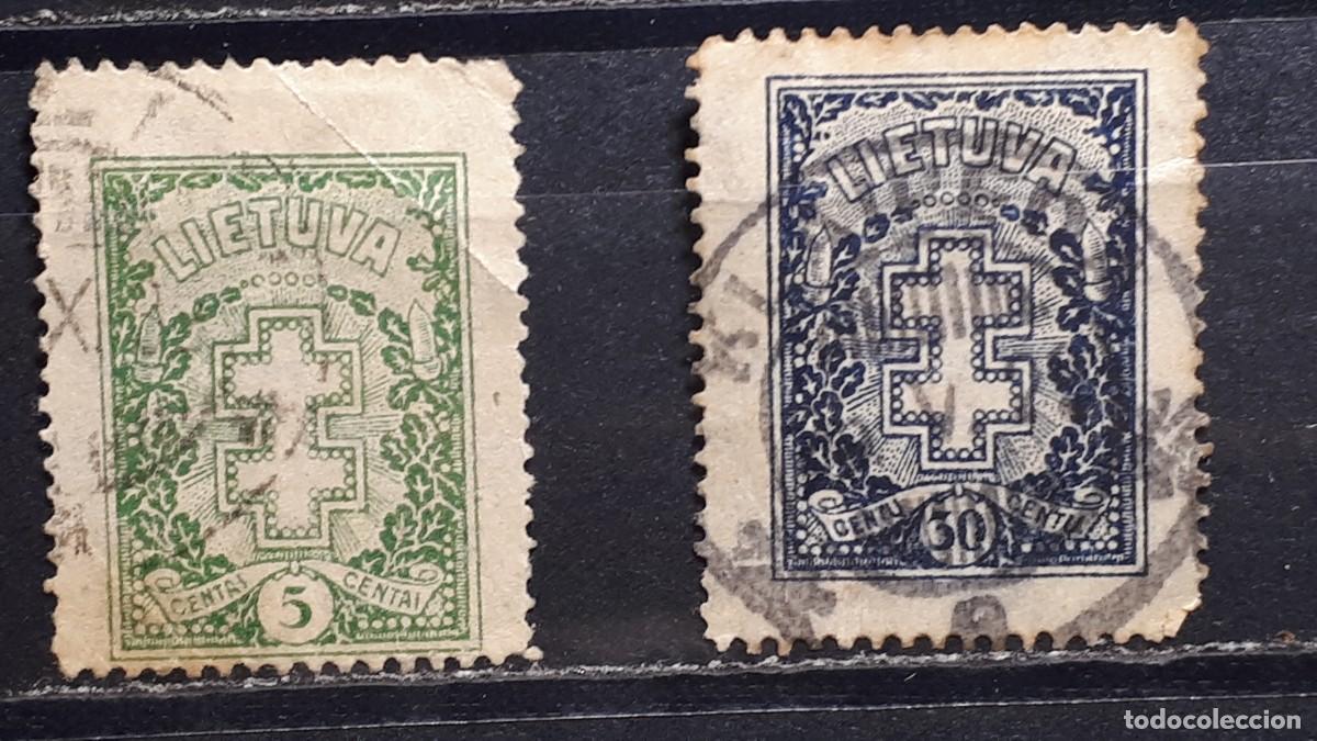 Sellos: LITUANIA. A&Ntilde;O 1929. &deg;. YVERT 284, 286