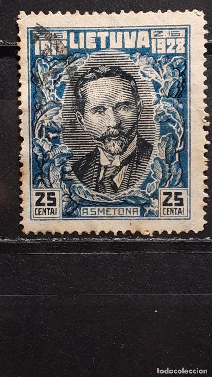 Sellos: LITUANIA. A&Ntilde;O 1928. &deg;. YVERT 280