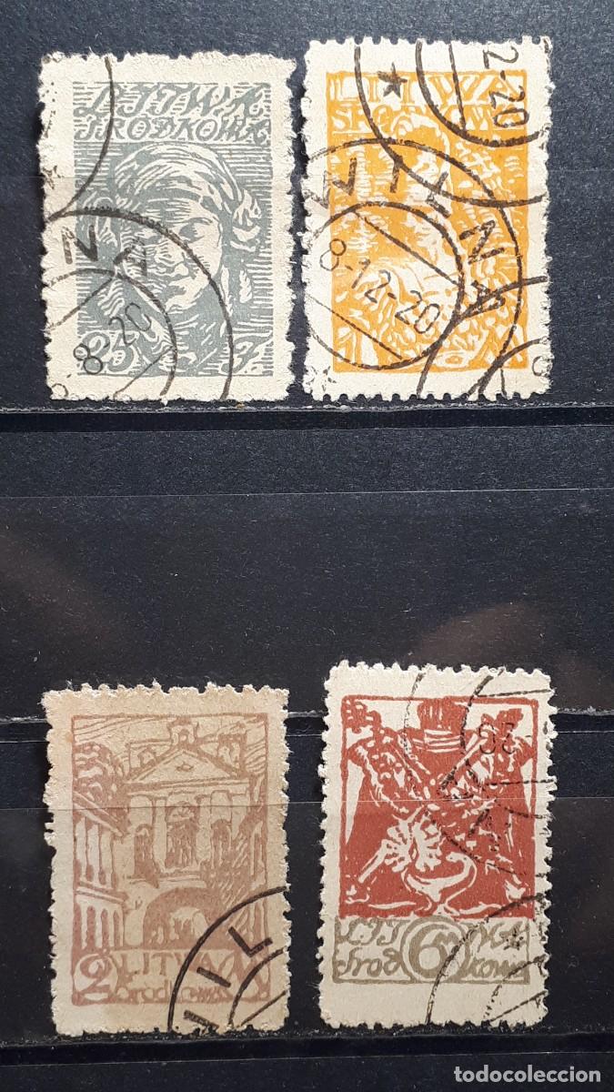 Sellos: LITUANIA. Ocup. POLACA. A&Ntilde;O 1920. &deg;. YVERT 11/3, 15