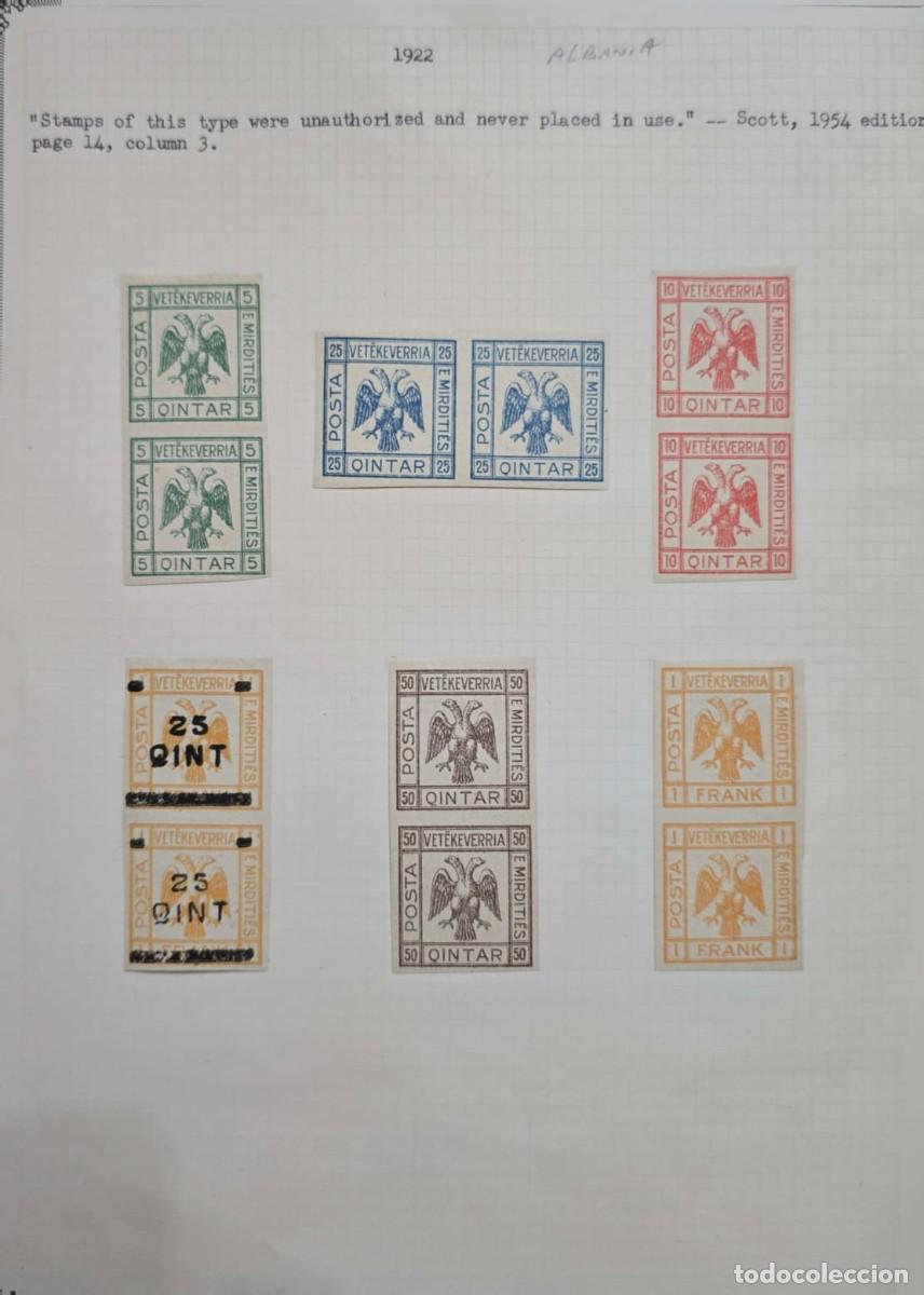 Sellos: O) 1921 ALBANIA. MERDITA - MIRDITACINDERELLA, COAT OF ARMS . THEY WERE NEVER AUTHORIZED NOR PUT INT