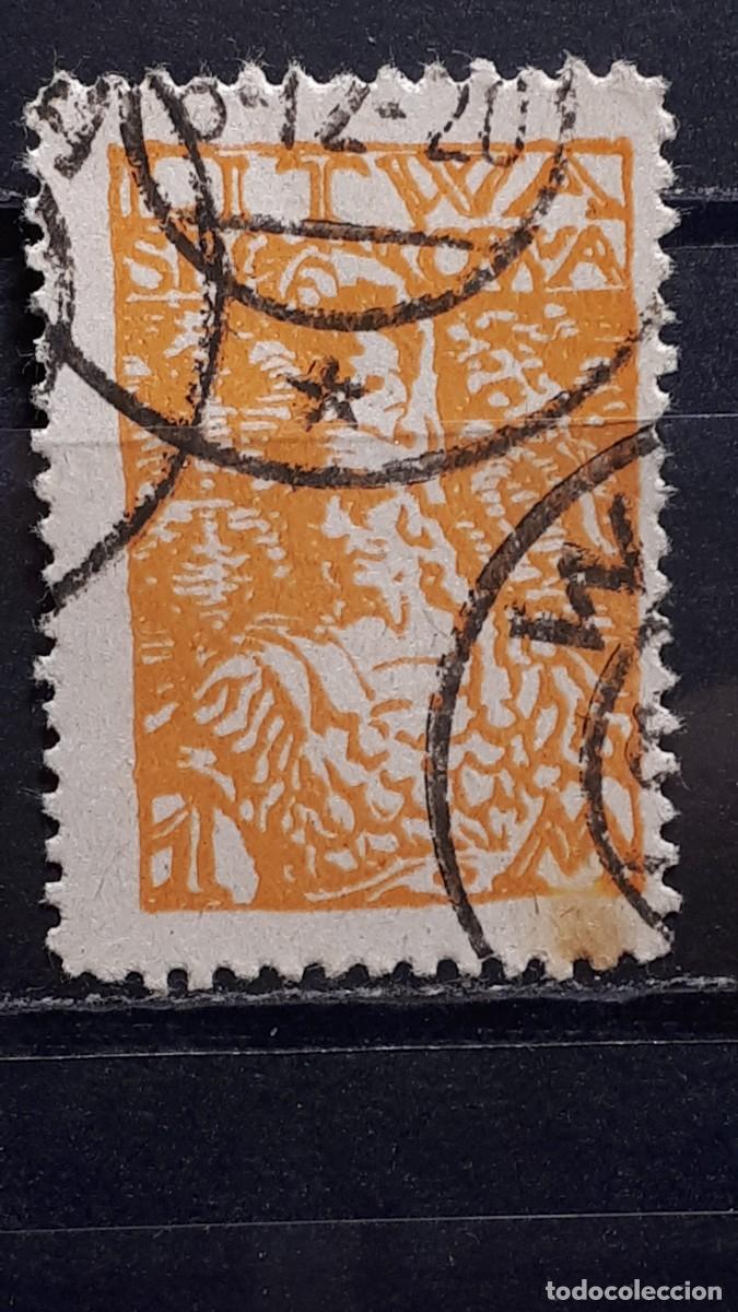 Sellos: LITUANIA. Ocup. POLACA. A&Ntilde;O 1920. &deg;. YVERT 12.