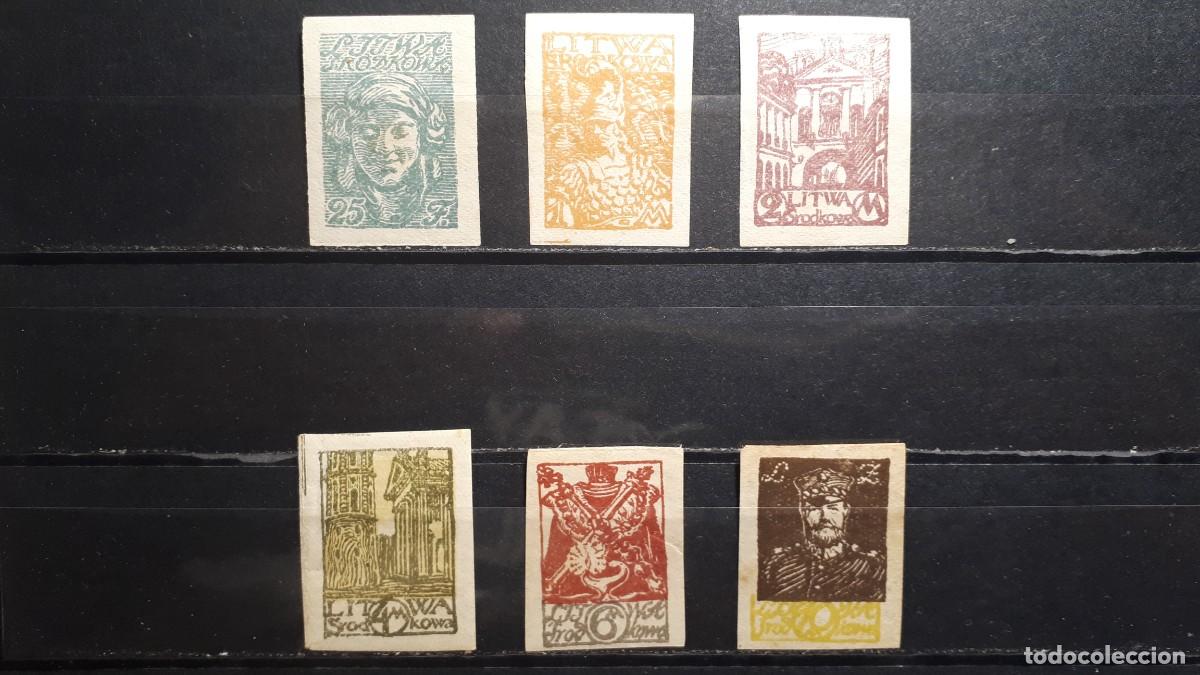 Sellos: LITUANIA. Ocup. POLACA. A&Ntilde;O 1920. *. YVERT 11/6.