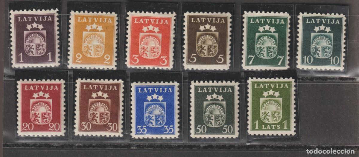 Sellos: Letonia 1940 - Yvert 248/255 mh*