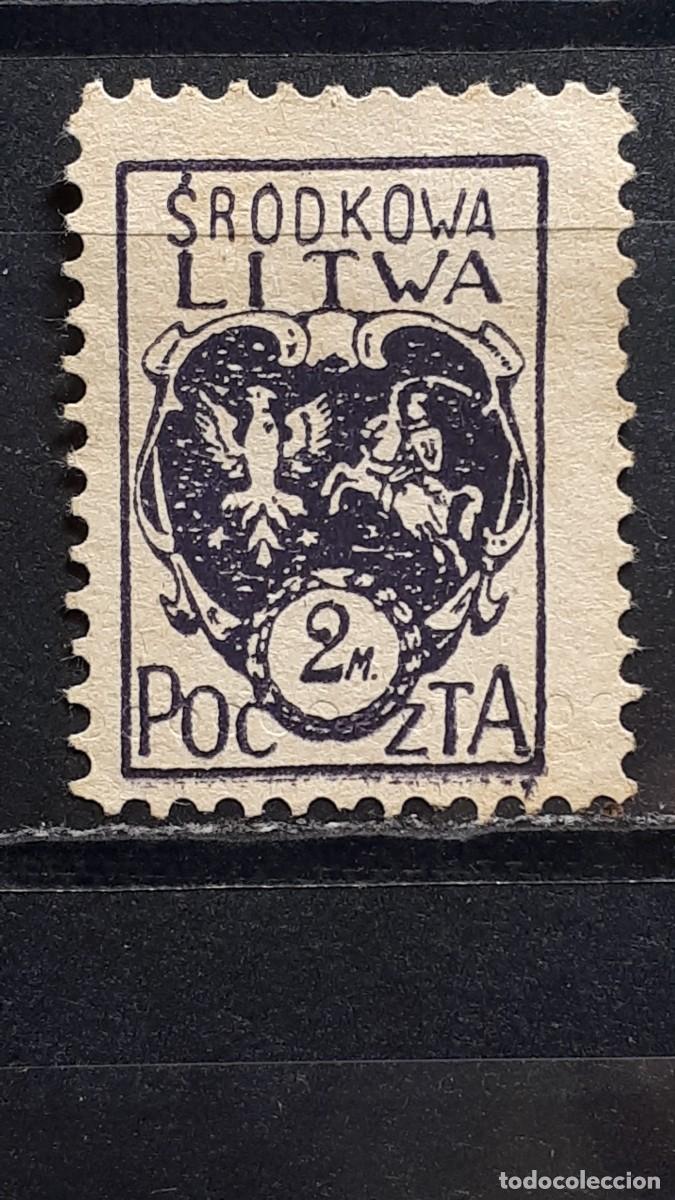 Sellos: LITUANIA. Ocup. POLACA. A&Ntilde;O 1920. (*). YVERT 26