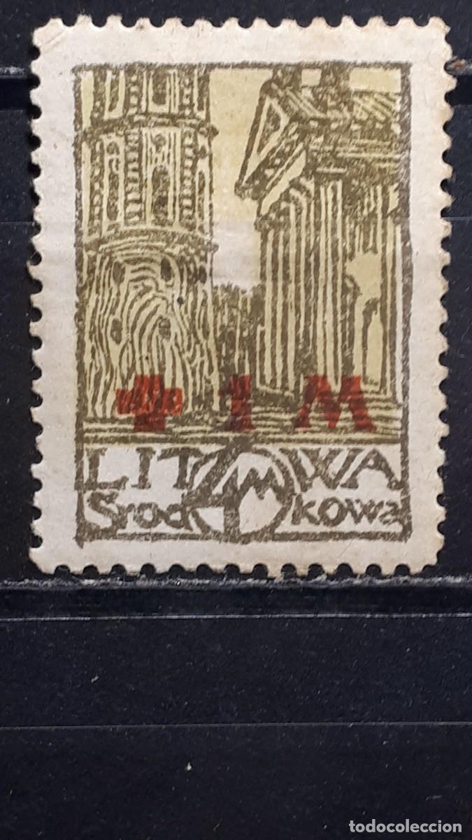 Sellos: LITUANIA. Ocup. POLACA. A&Ntilde;O 1920. *. YVERT 21