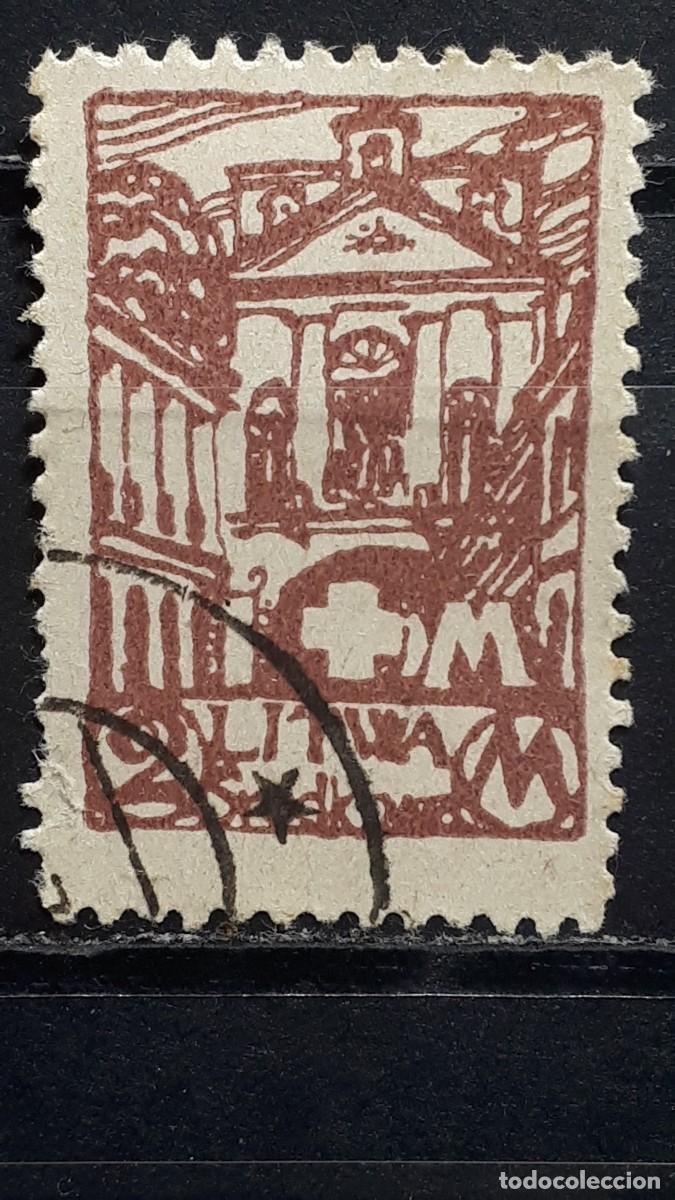 Sellos: LITUANIA. Ocup. POLACA. A&Ntilde;O 1920. *. YVERT 17