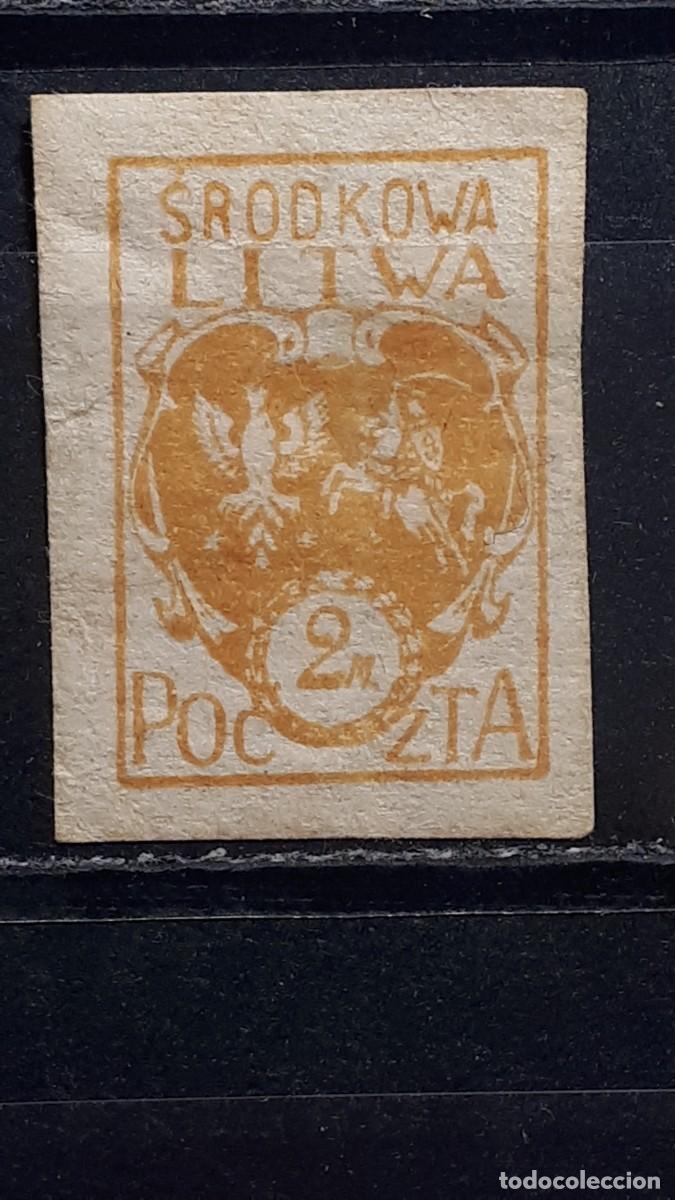 Sellos: LITUANIA. Ocup. POLACA. A&Ntilde;O 1920-1. *. YVERT 27