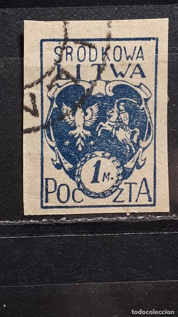 Sellos: LITUANIA. Ocup. POLACA. A&Ntilde;O 1920-1. &deg;. YVERT 24