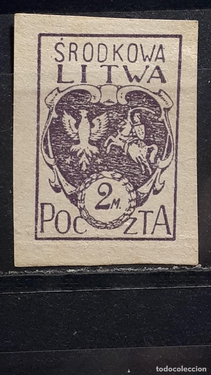 Sellos: LITUANIA. Ocup. POLACA. A&Ntilde;O 1920-1. (*)/*. YVERT 26