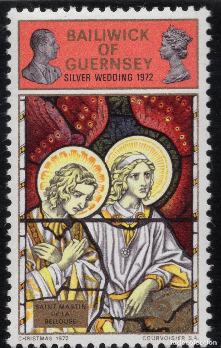 Sellos: GUERNSEY 1972 STAMP MICHEL GG 71