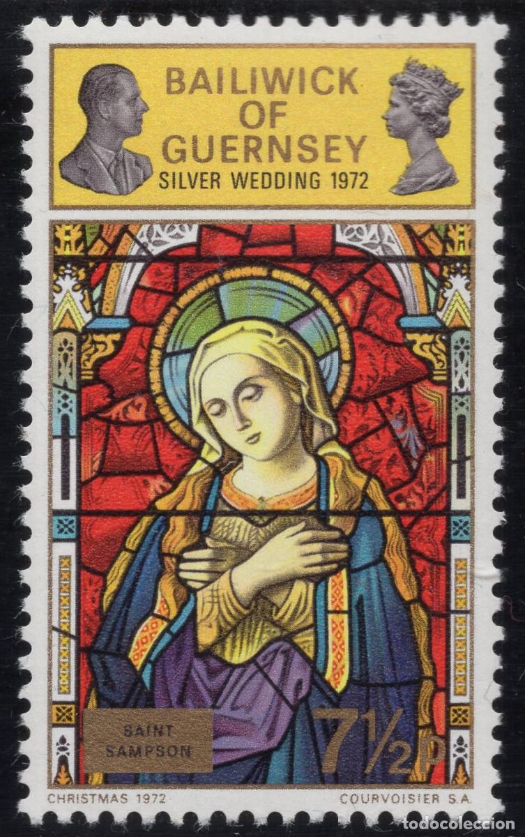 Sellos: GUERNSEY 1972 STAMP MICHEL GG 73