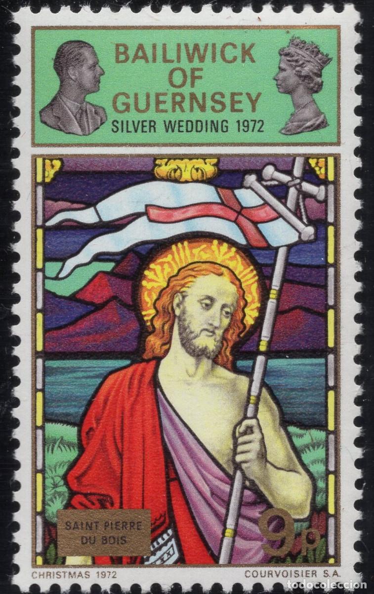 Sellos: GUERNSEY 1972 STAMP MICHEL GG 74