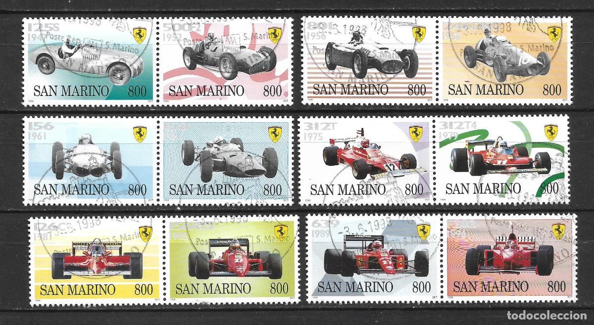 Sellos: san marino 1998 scott 1412 completa usado 14&euro; - 22/5