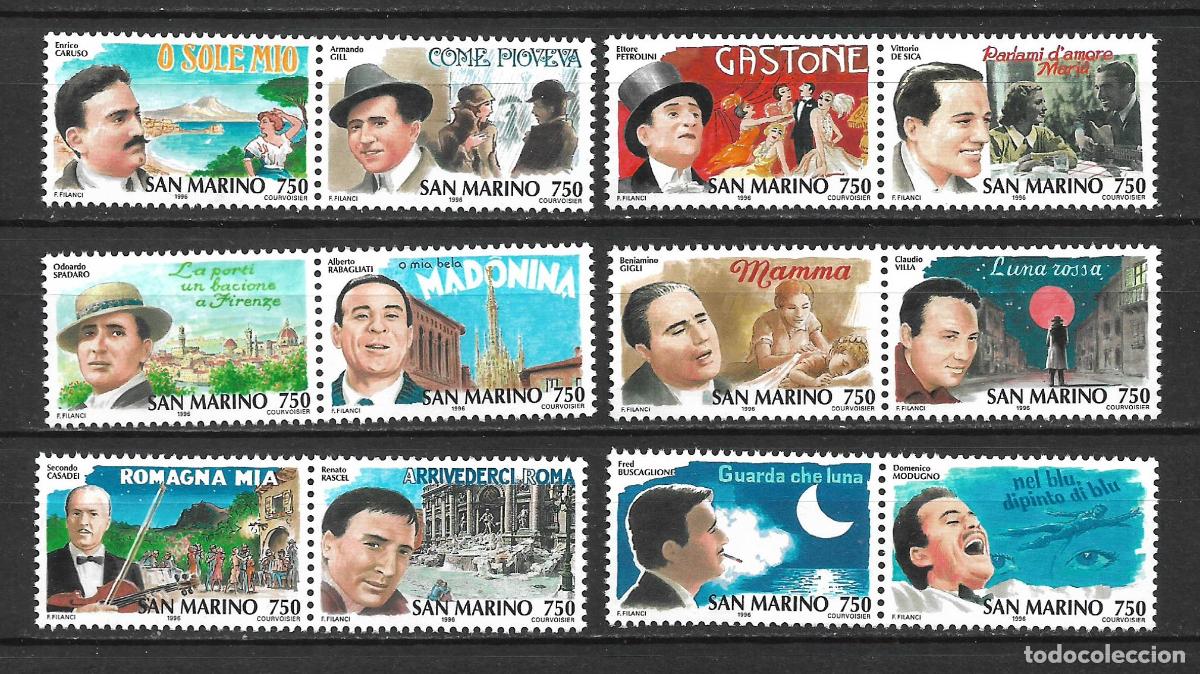 Sellos: san marino 1996 scott 1367 completa ** mnh 12&euro; - 22/5