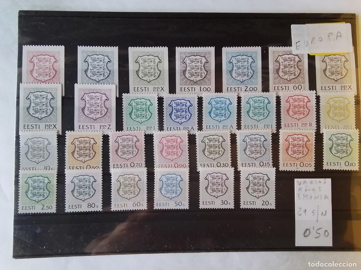 Sellos: ESTONIA 29 SELLOS NUEVOS