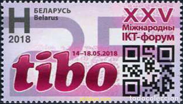 Sellos: 614913 MNH BIELORRUSIA 2018 25 FORUM INTERNACIONAL DE TIC TIBO