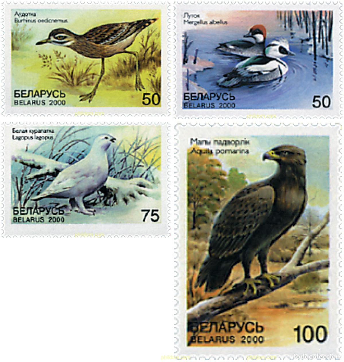 Sellos: 84524 MNH BIELORRUSIA 2000 AVES