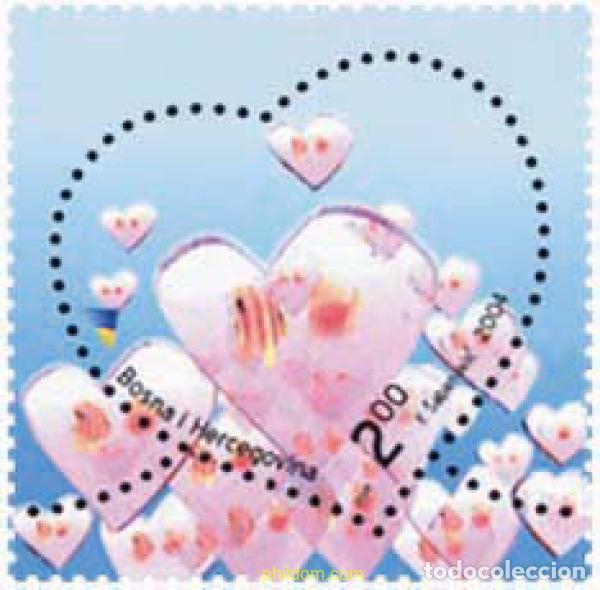 Sellos: 143895 MNH BOSNIA-HERZEGOVINA 2004 SAN VALENTIN