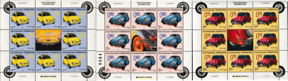 Sellos: 603845 MNH BOSNIA-HERZEGOVINA. Adm Serbia 2009 AUTOMOVILES CLASICOS