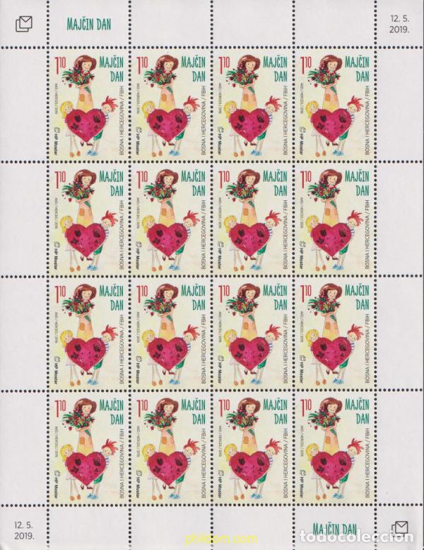 Sellos: 612314 MNH BOSNIA-HERZEGOVINA. Adm Croata 2019 DIA DE LA MADRE 2019