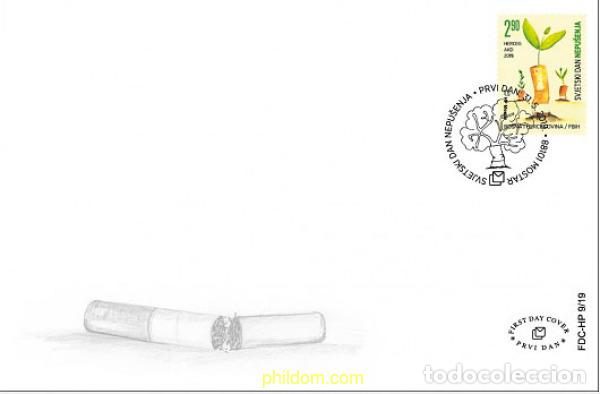 Sellos: 612316 MNH BOSNIA-HERZEGOVINA. Adm Croata 2019 DIA MUNDIAL SIN TABACO