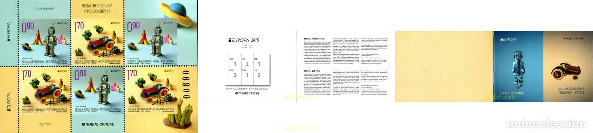 Sellos: 343544 MNH BOSNIA-HERZEGOVINA. Adm Serbia 2015 EUROPA CEPT - 2015 JUGUETES