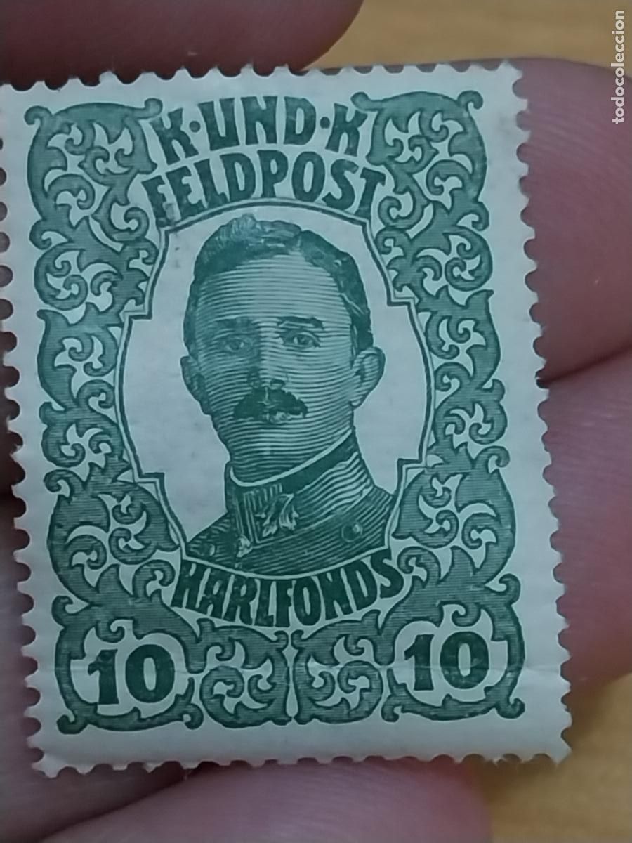 Sellos: KARLFONDS 10 K UND K FELDPOST SELLO ORIGINAL