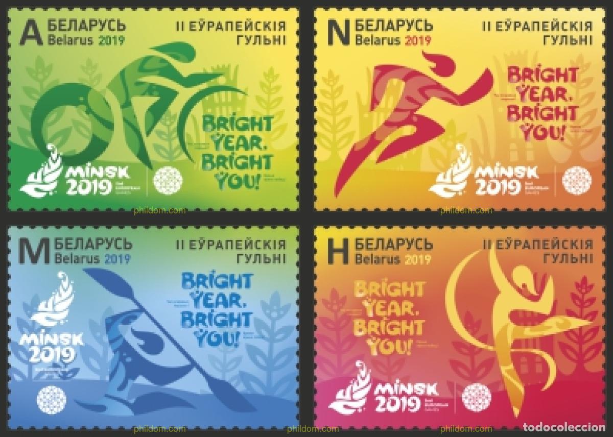 Sellos: 623921 MNH BIELORRUSIA 2019 II JUEGOS EUROPEOS EN MINSK