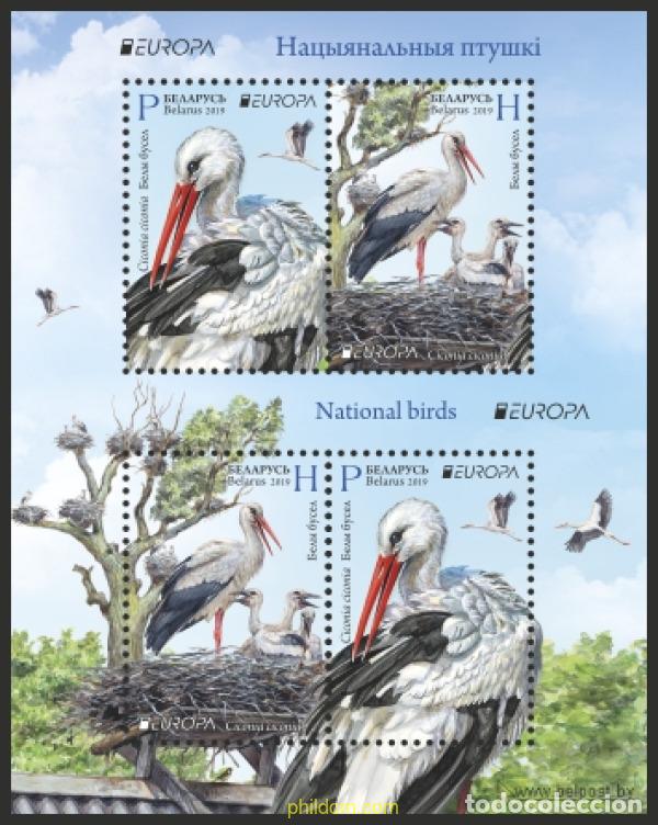Sellos: 623949 MNH BIELORRUSIA 2019 EUROPA CEPT 2019 - NATIONAL BIRD