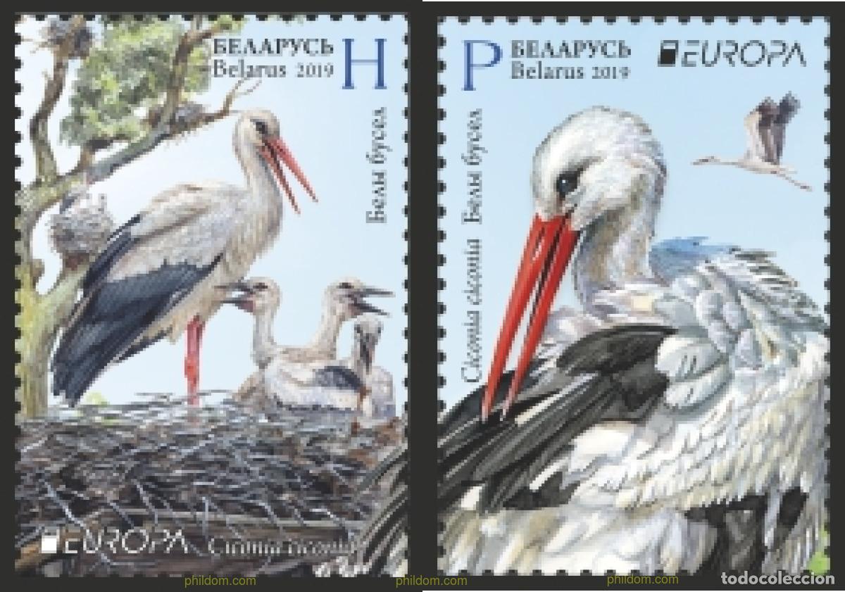Sellos: 623946 MNH BIELORRUSIA 2019 EUROPA CEPT 2019 - NATIONAL BIRD